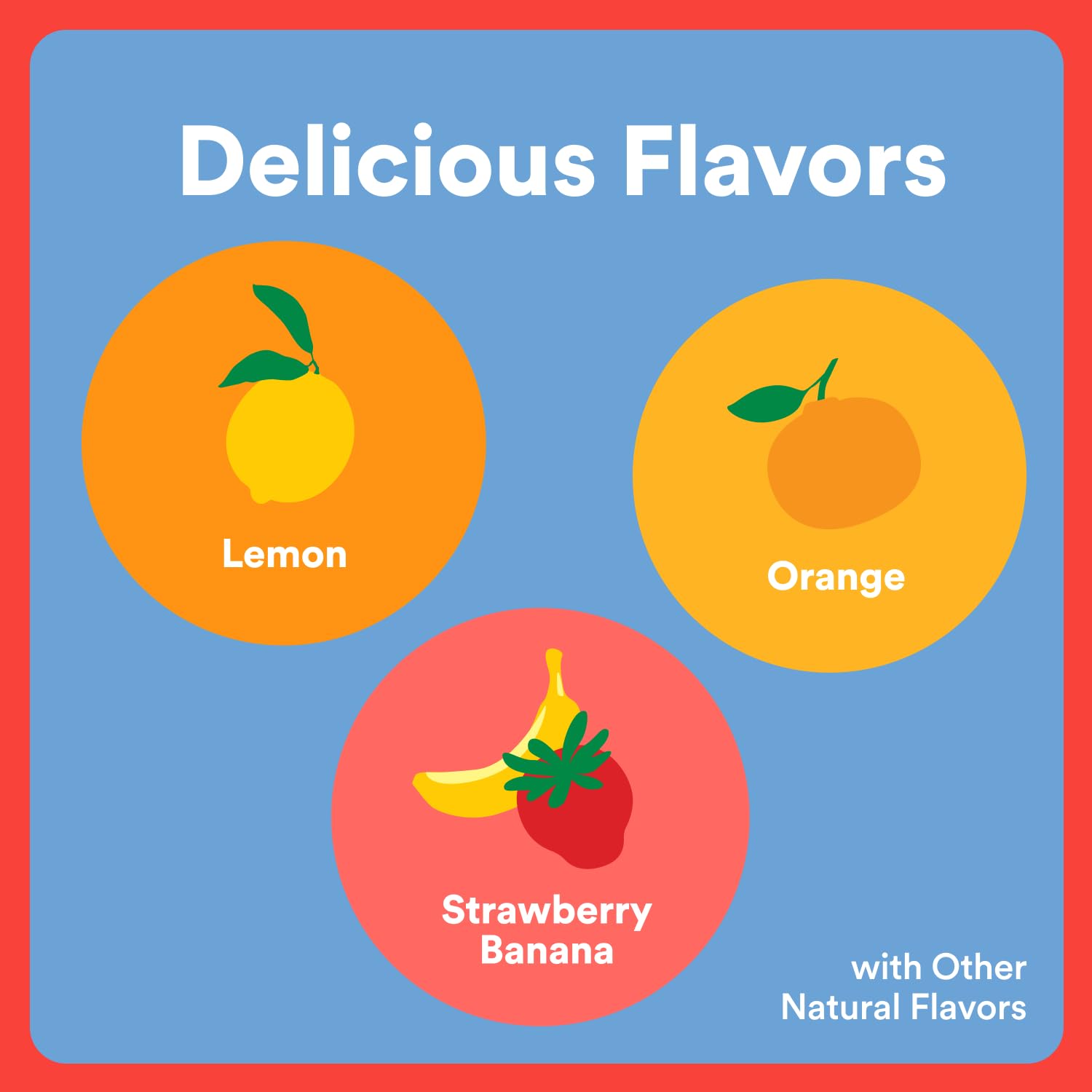 SmartyPants surtido de sabores limón naranja fresa‑plátano, opciones gustosas