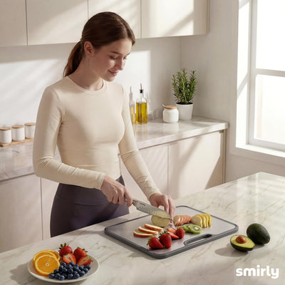 SMIRLY set displayed on a kitchen counter, neat organized kitchen benefit
