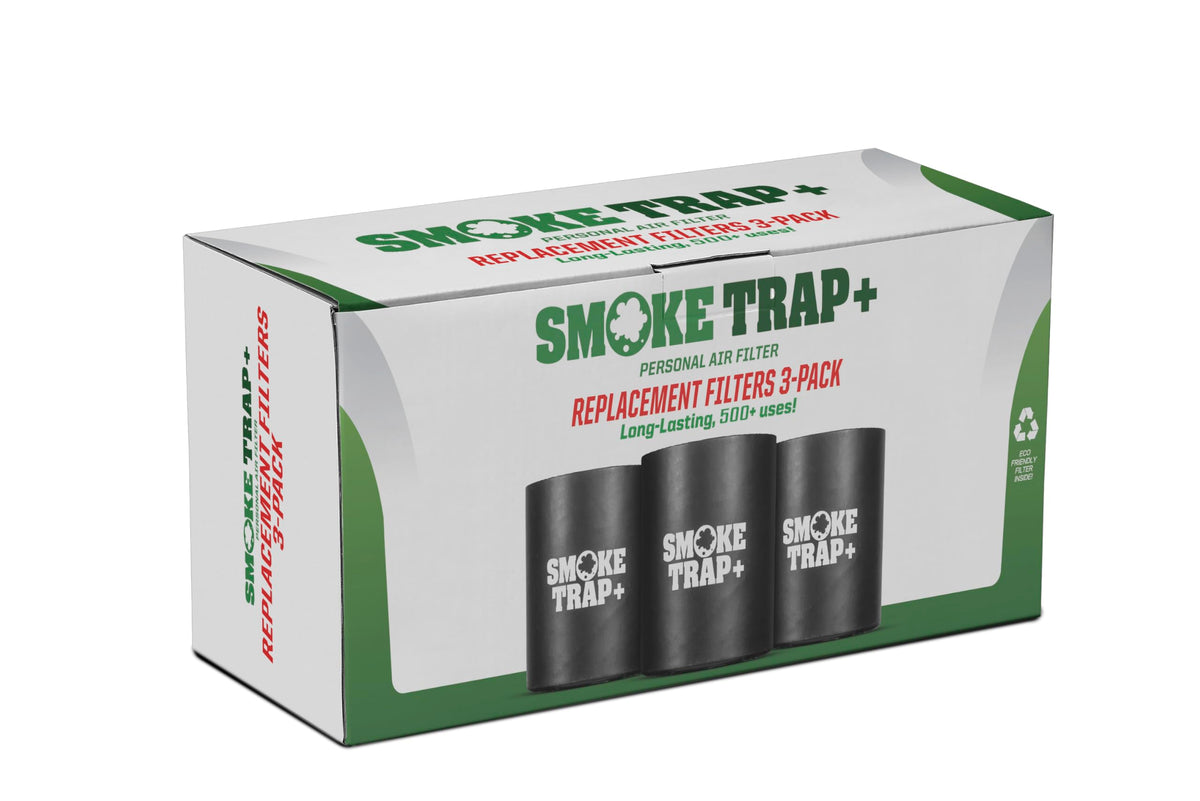 Smoke Trap imagen frontal del pack mostrando cartuchos, alternativa sostenible