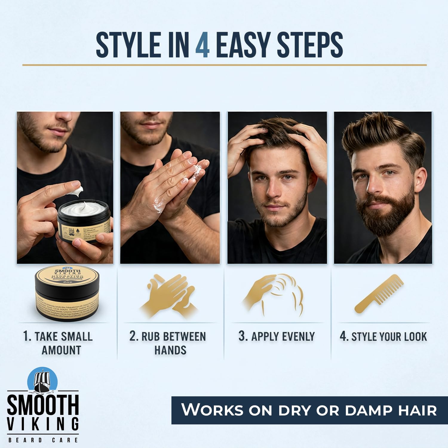 Smooth Viking producto usado por hombre con estilo casual para look diario