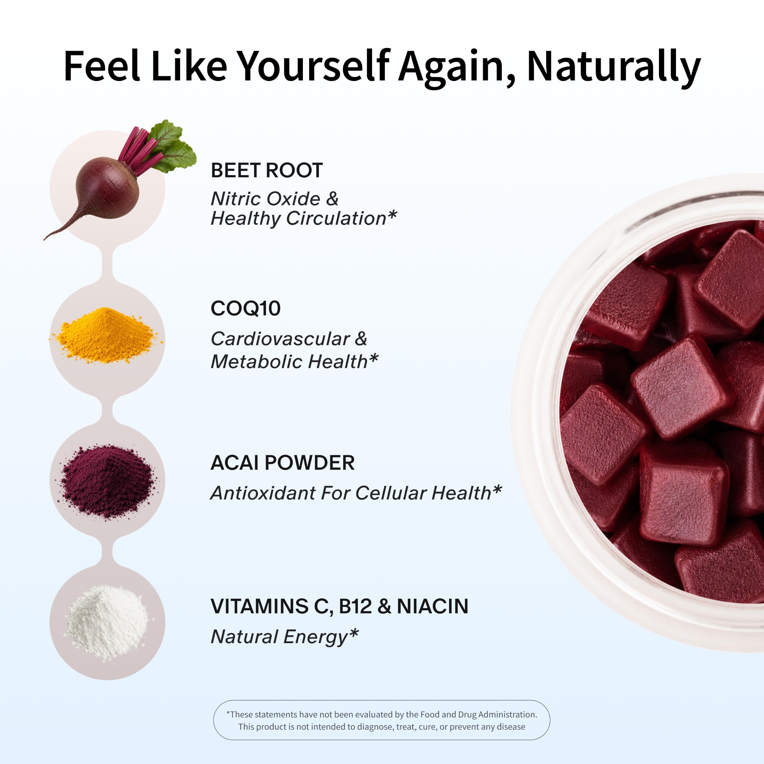 Snap Supplements close-up texture of soft chew showing smooth berry coating