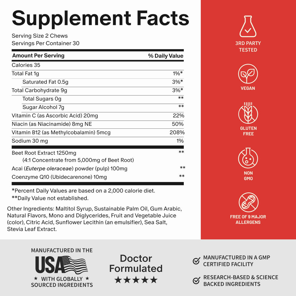 Snap Supplements chew in hand demonstrating pocket-friendly scale and portability