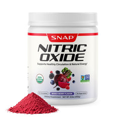 Snap Supplements envase frontal mostrando identidad y confianza