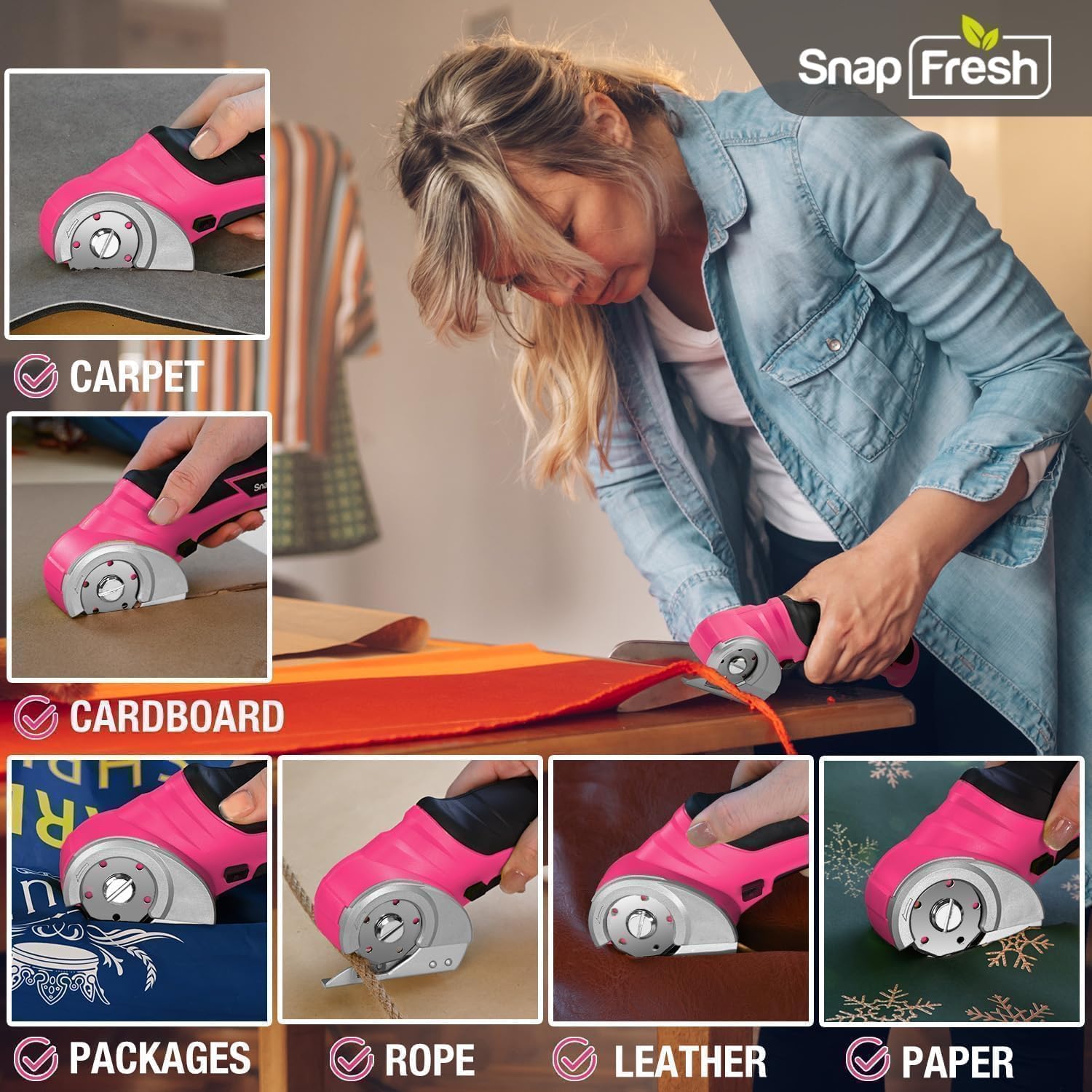 SnapFresh accesorios incluidos: cable tipo-C y pasador de extracción