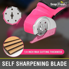 SnapFresh detalle del mango antideslizante, cómodo y ergonómico