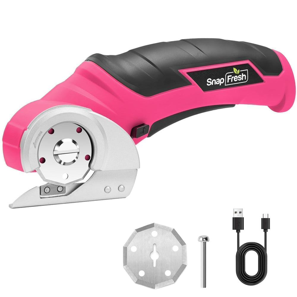 SnapFresh tijeras Hot Pink frente y empaque listos para usar