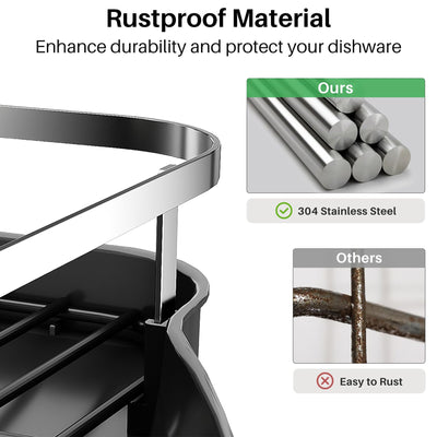 SNTD 304 stainless steel guardrail detail illustrating rust-resistant durable construction