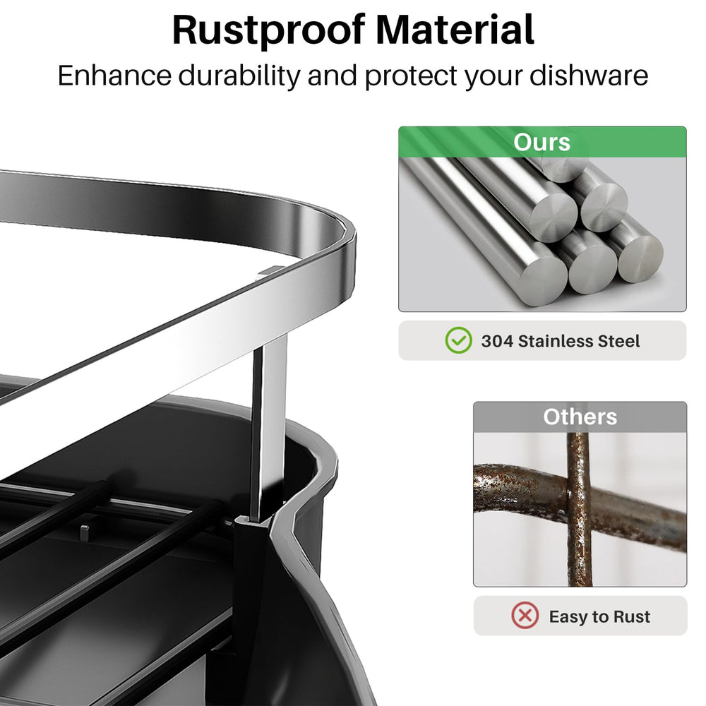 SNTD 304 stainless steel guardrail detail illustrating rust-resistant durable construction