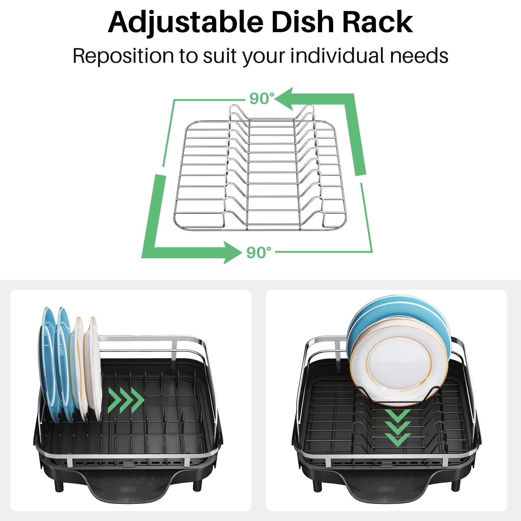SNTD detachable utensil caddy shown removed for easy cleaning and organized cutlery