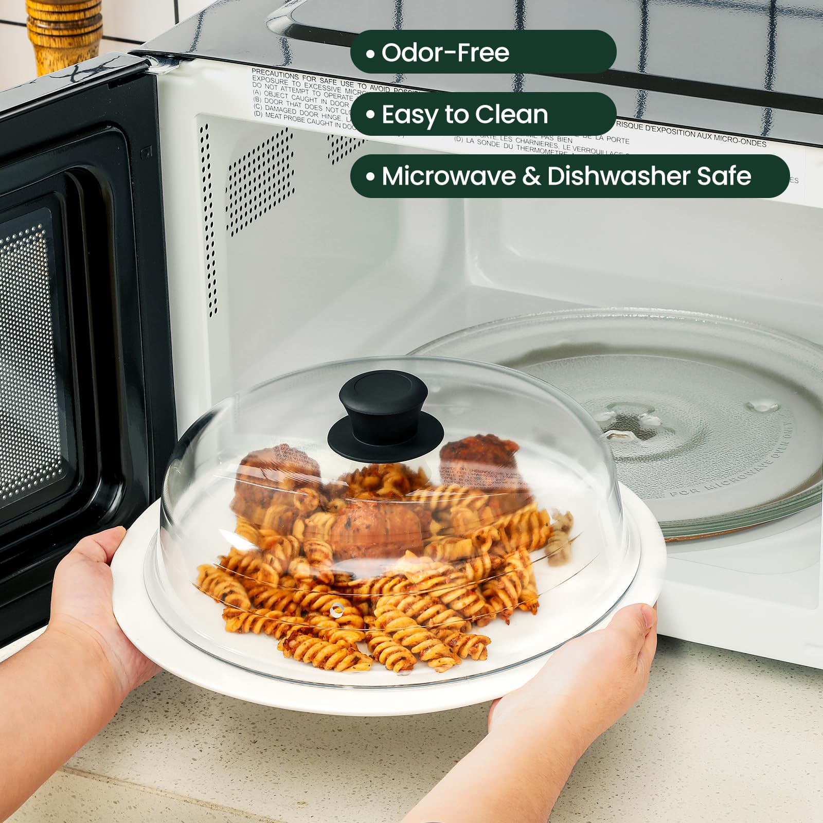 Snuvid tapa con orificios de ventilación libera vapor controlado
