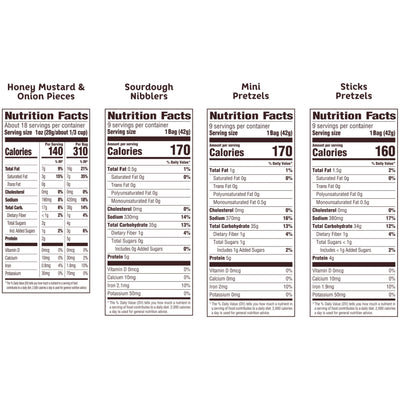 Snyder's of Hanover bolsa abierta con varias bolsitas individuales prácticas
