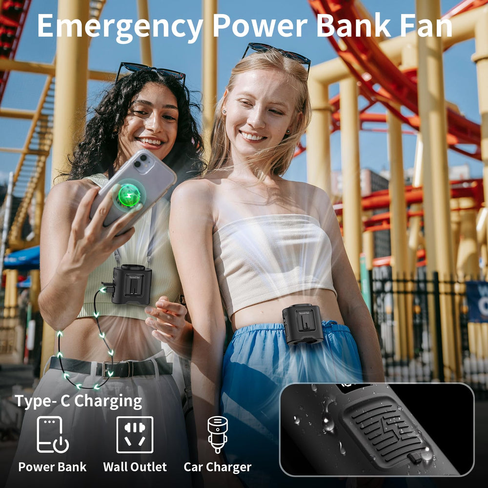 Socool fan puerto USB-C con cubierta antipolvo y carga rápida segura