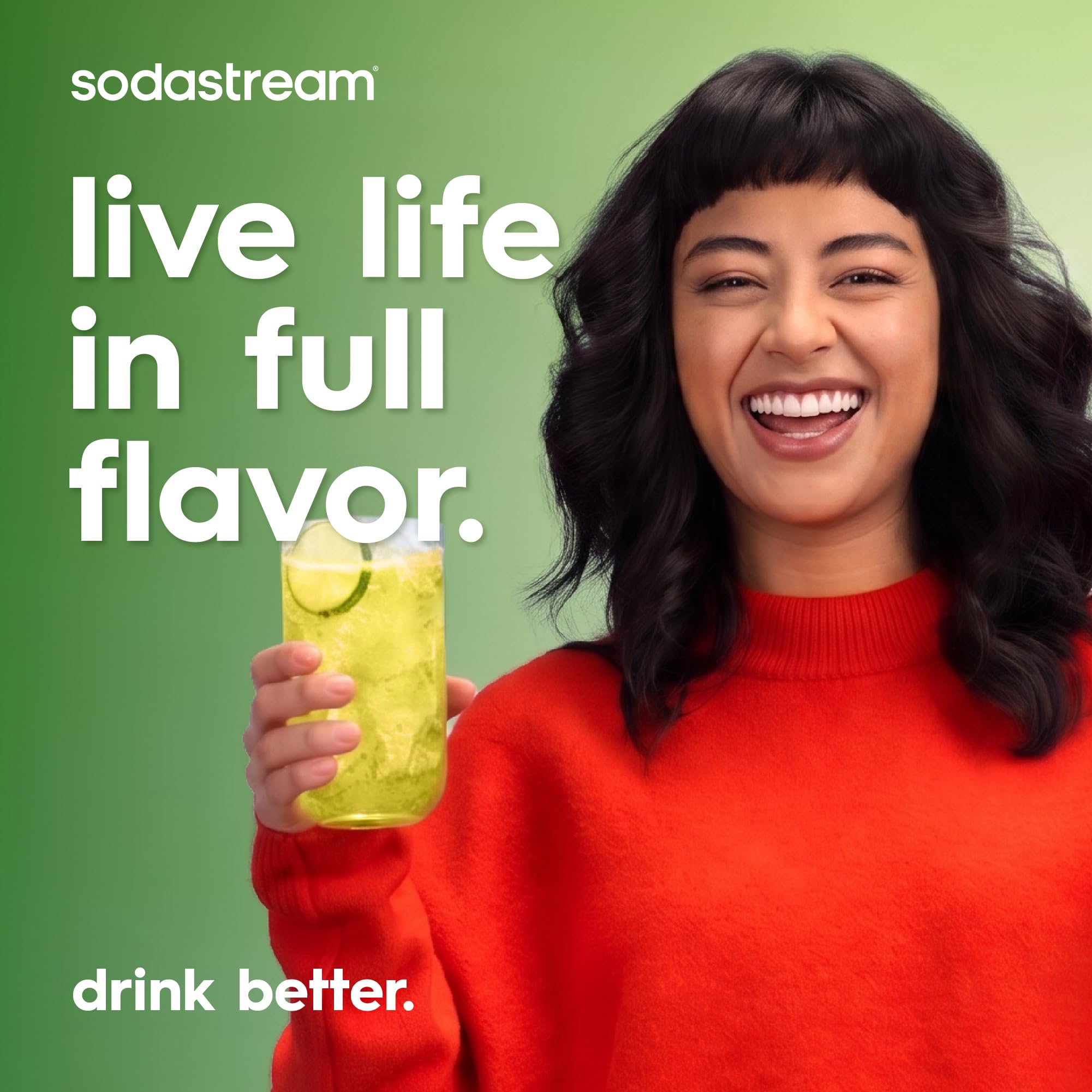 Escena de cocina con SodaStream Diet Mountain Dew lista para disfrutar