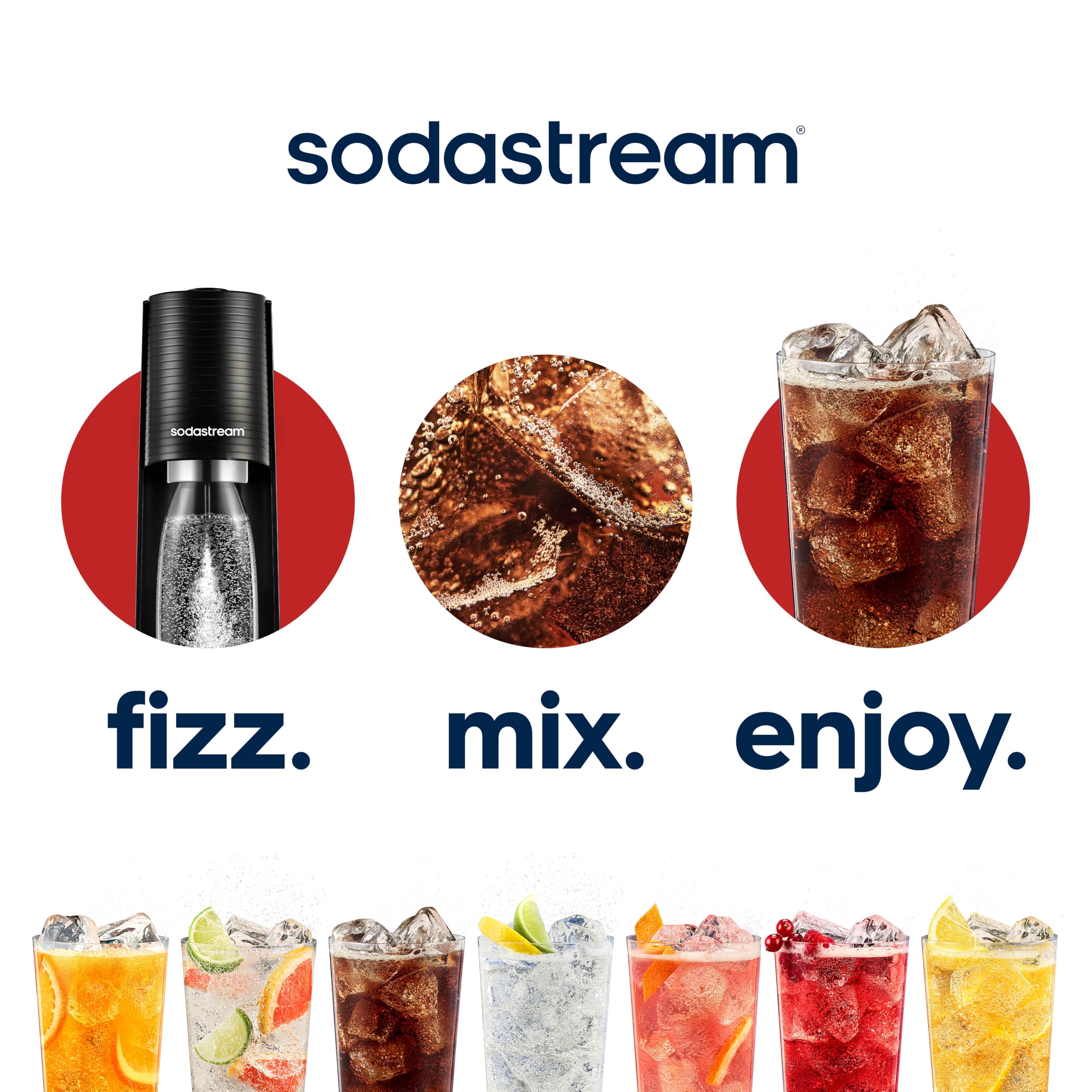 SodaStream MUG pack de cuatro botellas listo para uso doméstico y ahorro