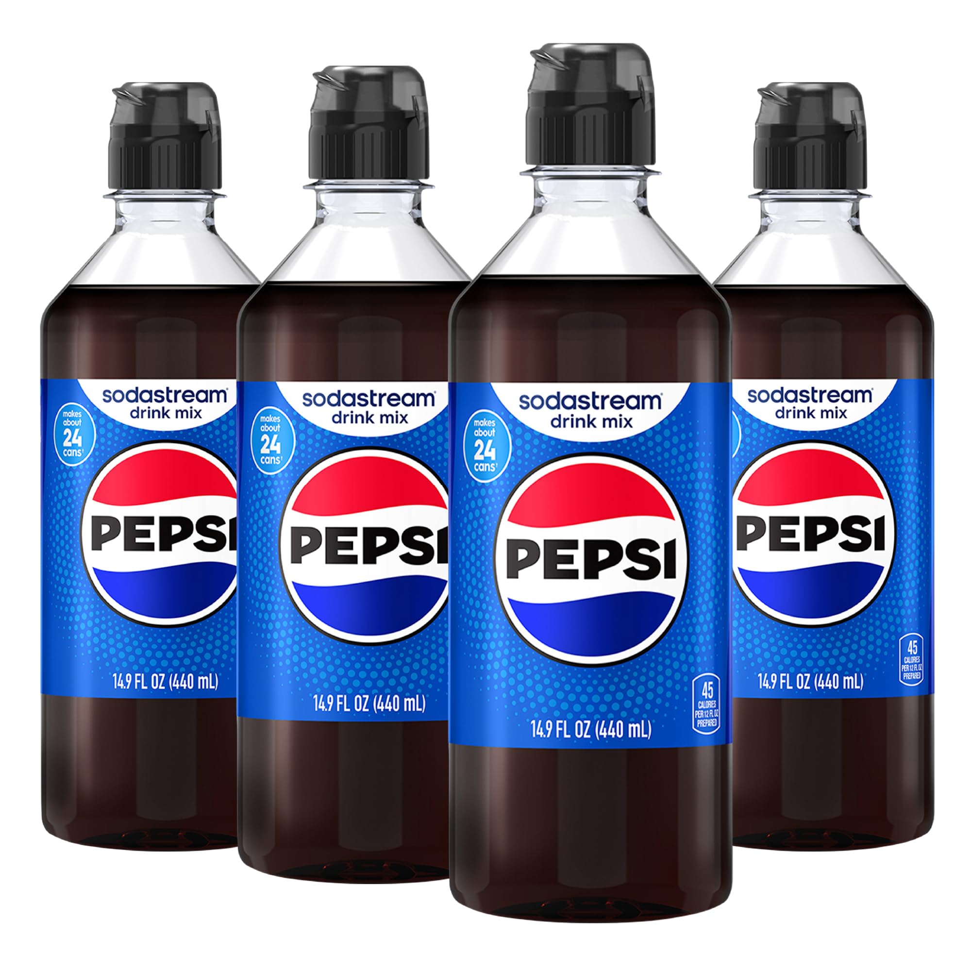 sodastream botella Pepsi frontal mostrando el pack para ahorros y sabor auténtico