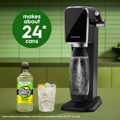 sodastream Starry Zero botella en mano demostrando control del vertido y comodidad