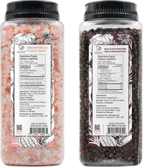 Soeos black peppercorns close-up highlighting fresh grindable aroma