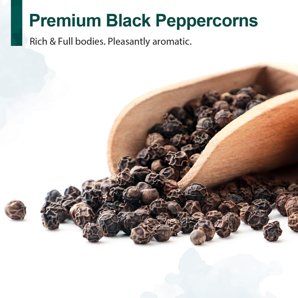 Soeos salt and pepper set styled on counter suggesting complementary flavors
