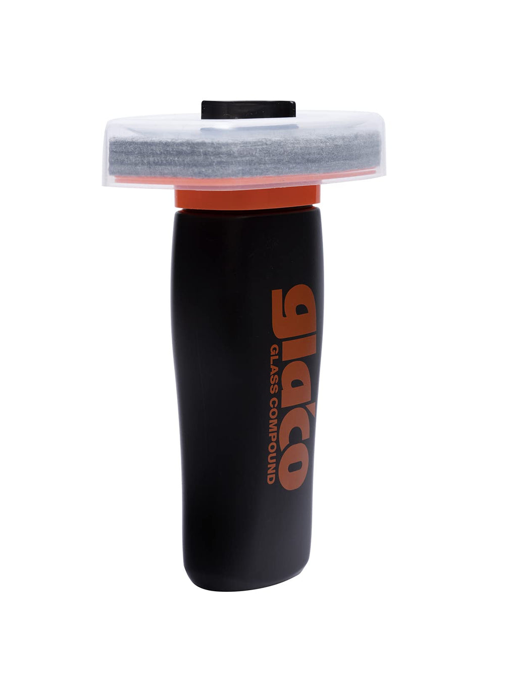 Tamaño del frasco SOFT99 Glaco en mano para mostrar portabilidad y control