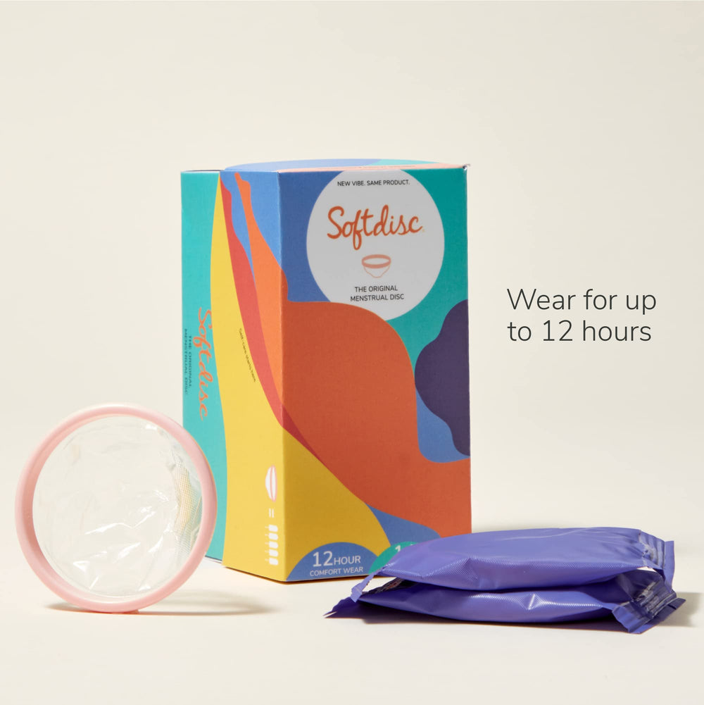 Softcup Softdisc detalle de textura suave y flexible para menos irritación