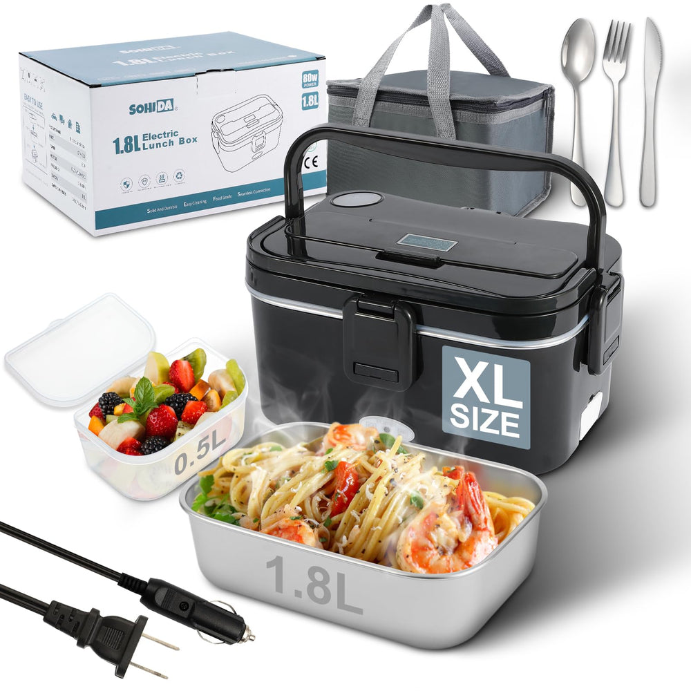 SOHIDA vista frontal del lunch box con diseño robusto y gran capacidad