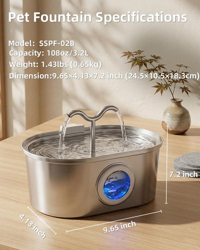 SohoTeco stainless steel bowl detail highlighting rust-resistant, easy-clean surface