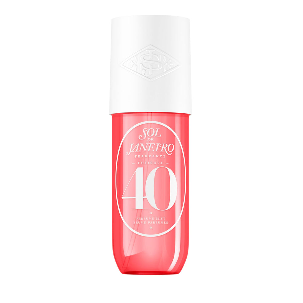 Sol de Janeiro front bottle showing Cheirosa 40 and portable benefit