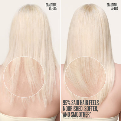 Sol de Janeiro milky texture pouring to illustrate lightweight moisturizing benefits