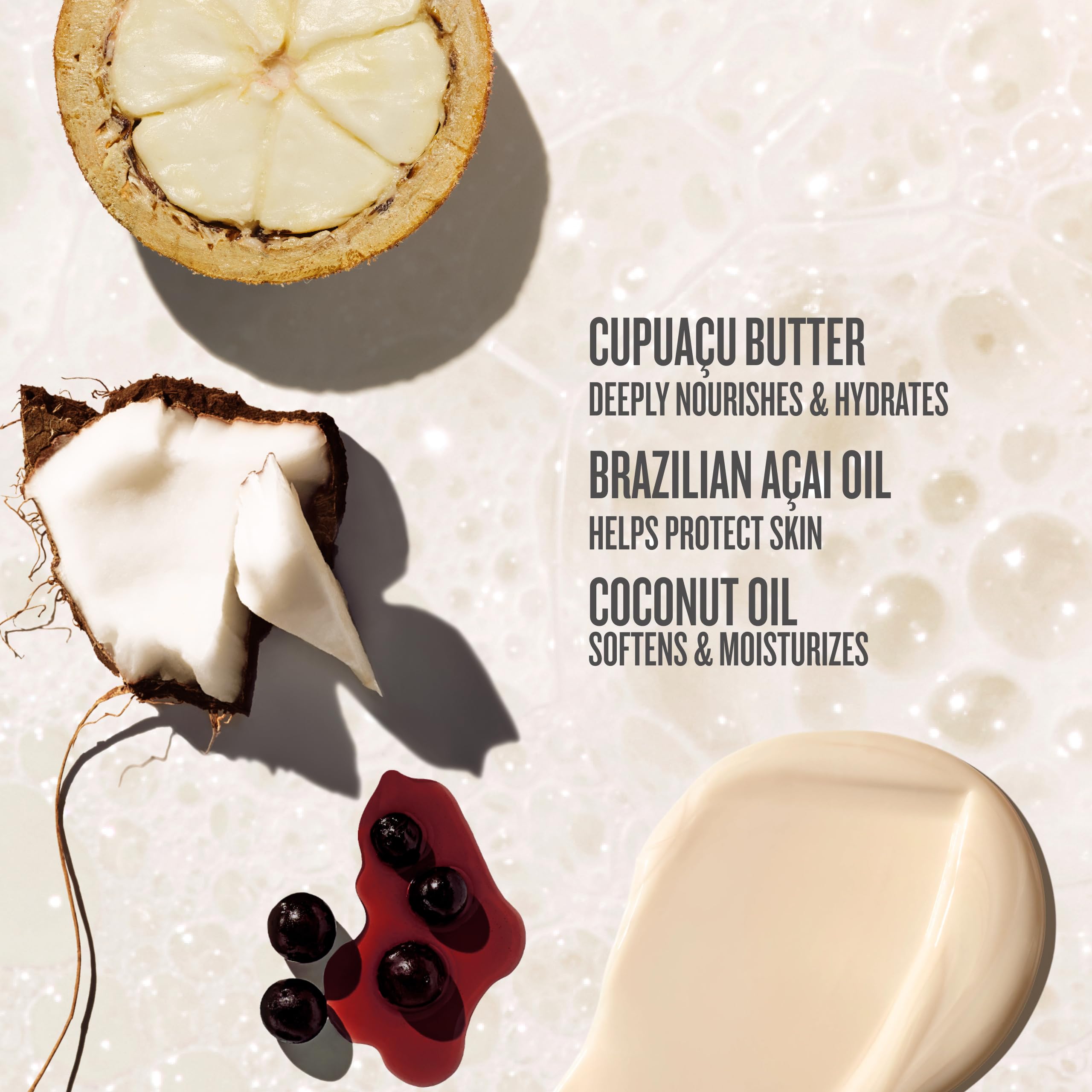 Sol de Janeiro gel-crema en uso en ducha, limpieza delicada