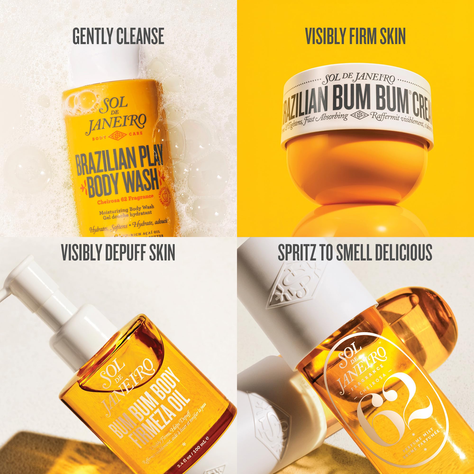 Sol de Janeiro conjunto de tamaños travel y refill para elegir