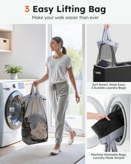 SOLEDI bolsas de malla extraíbles para transportar ropa fácil