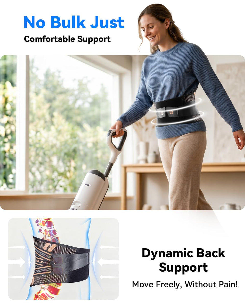 SOLOEVER lifestyle image worn under clothing offering discreet daily protection