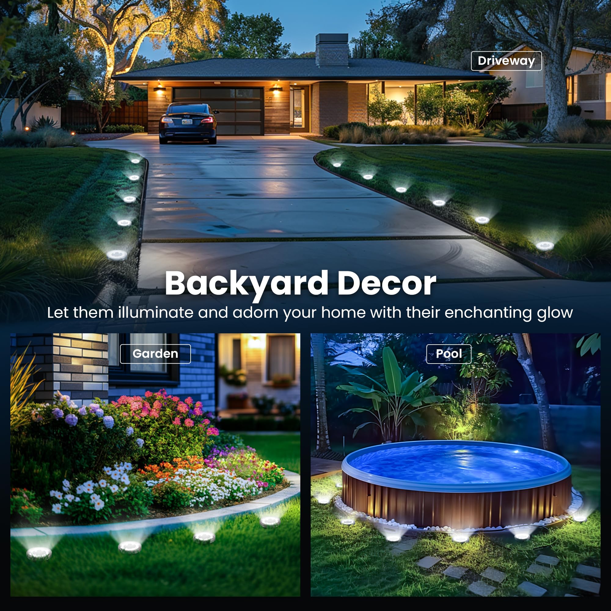 SOLPEX primer plano de la tapa facetada estilo diamante que mejora la difusión de luz