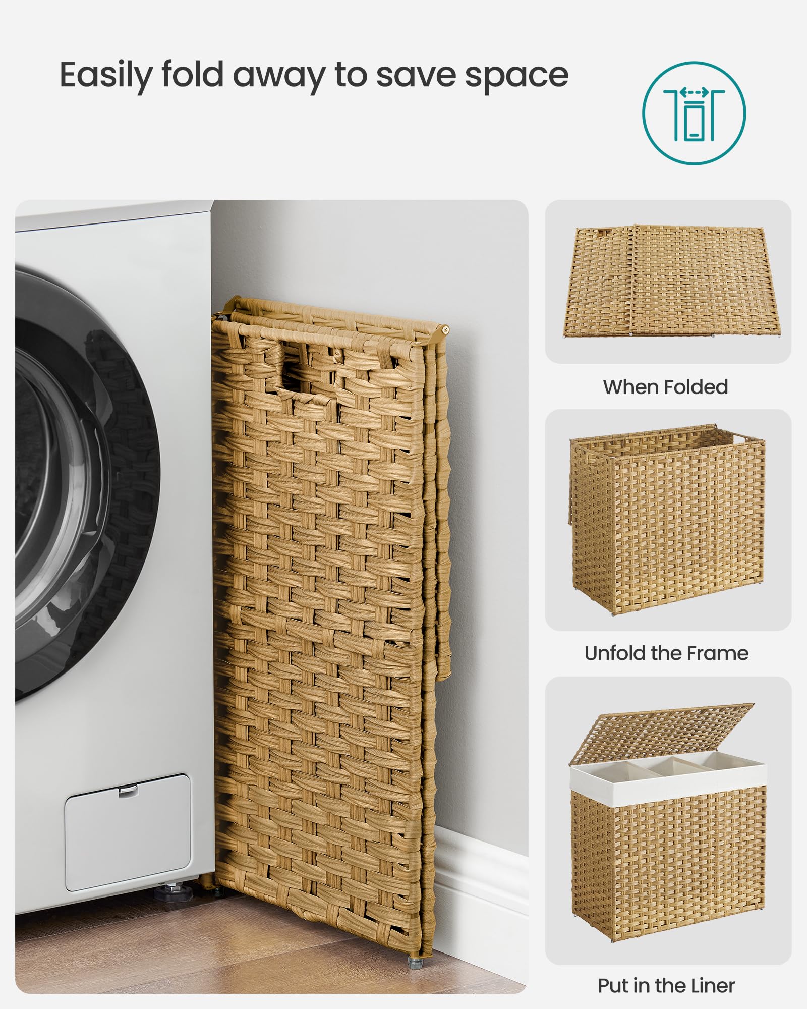 SONGMICS in a bedroom setting showing stylish integration with home decor benefit