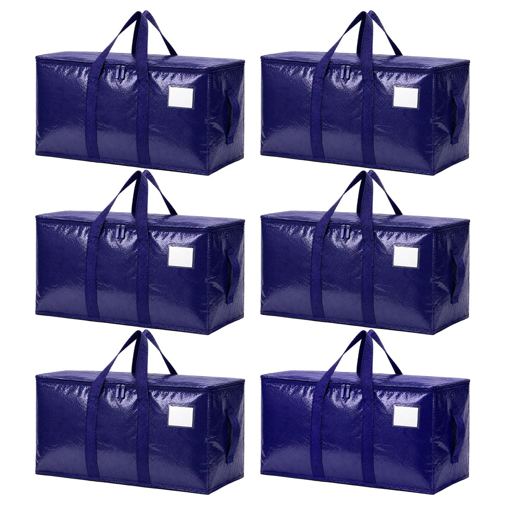 Songrey bolsa frontal azul oscuro mostrando capacidad y organización