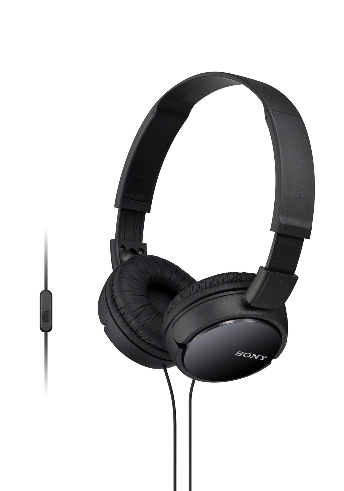 Sony auriculares MDR-ZX110AP vista frontal portátil y plegable