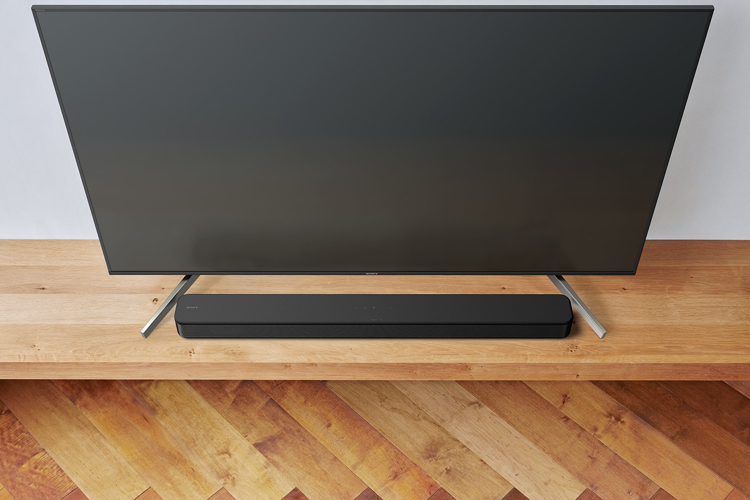 Sony S100F bass reflex port detail delivering deeper bass in a compact cabinet
