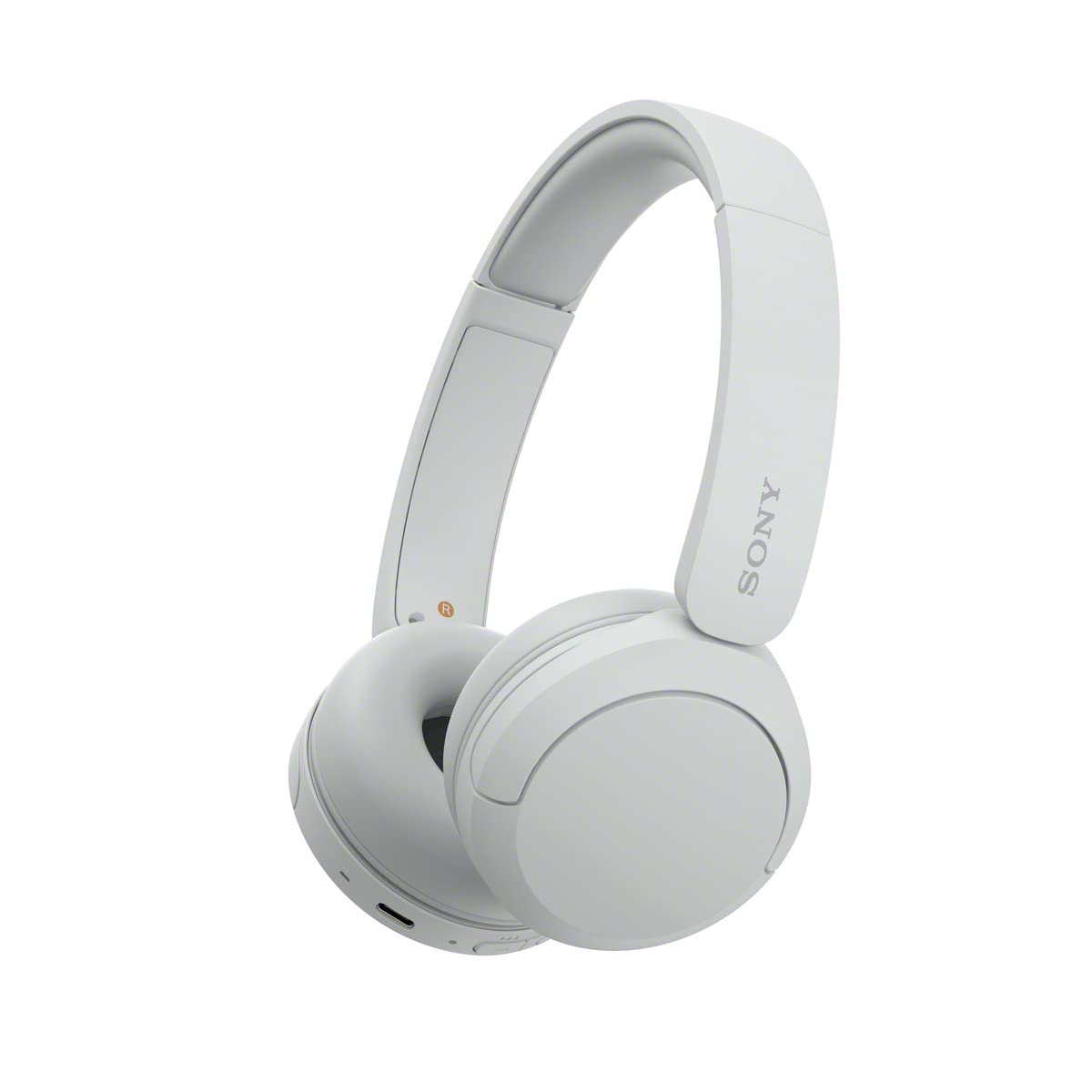 Sony WH-CH520 vista frontal blanco, diseño ligero y elegante