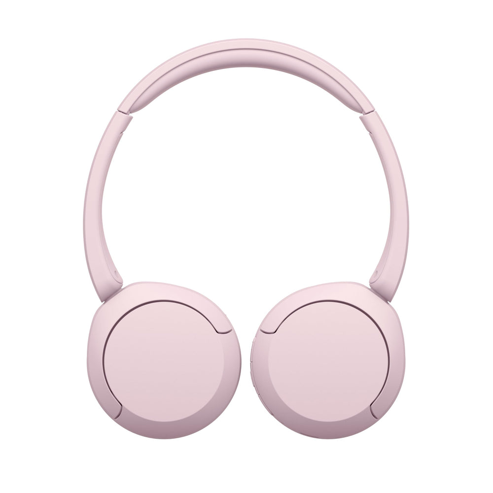 Sony WH-CH520 pink headband detail highlighting adjustable cushioning for fit