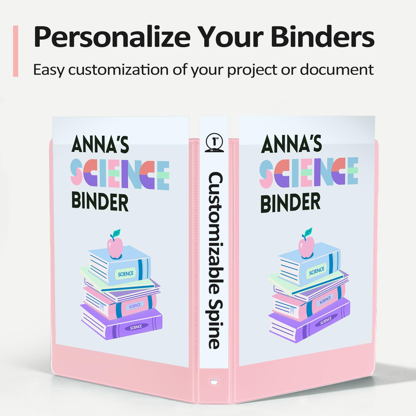 Sooez BinderX comparación de tamaño en mano para ver portabilidad