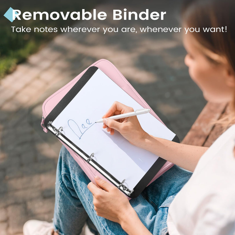 Sooez comparada con mochila para demostrar portabilidad y tamaño