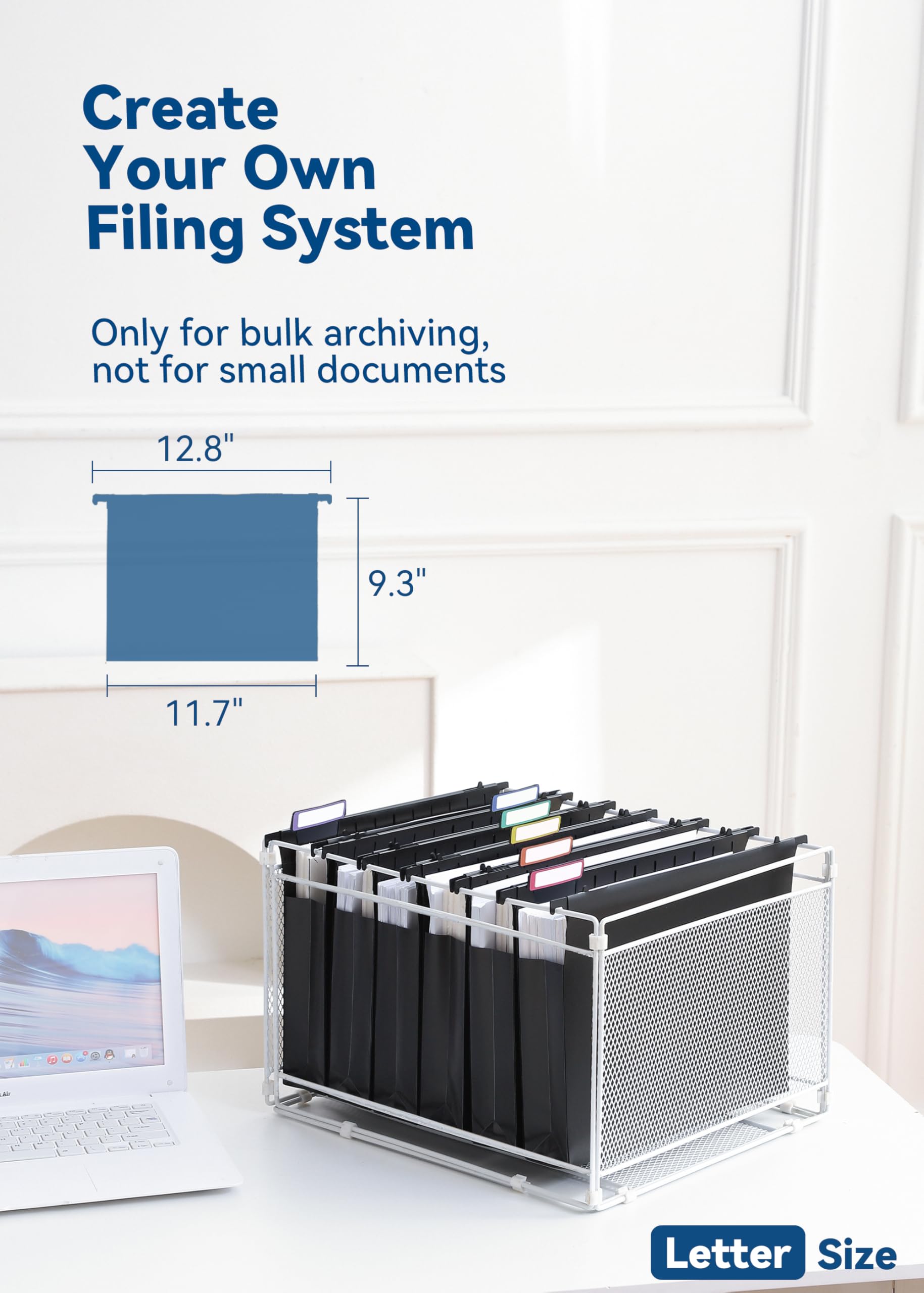 SortRax organized desk scene showing reduced clutter and easy retrieval