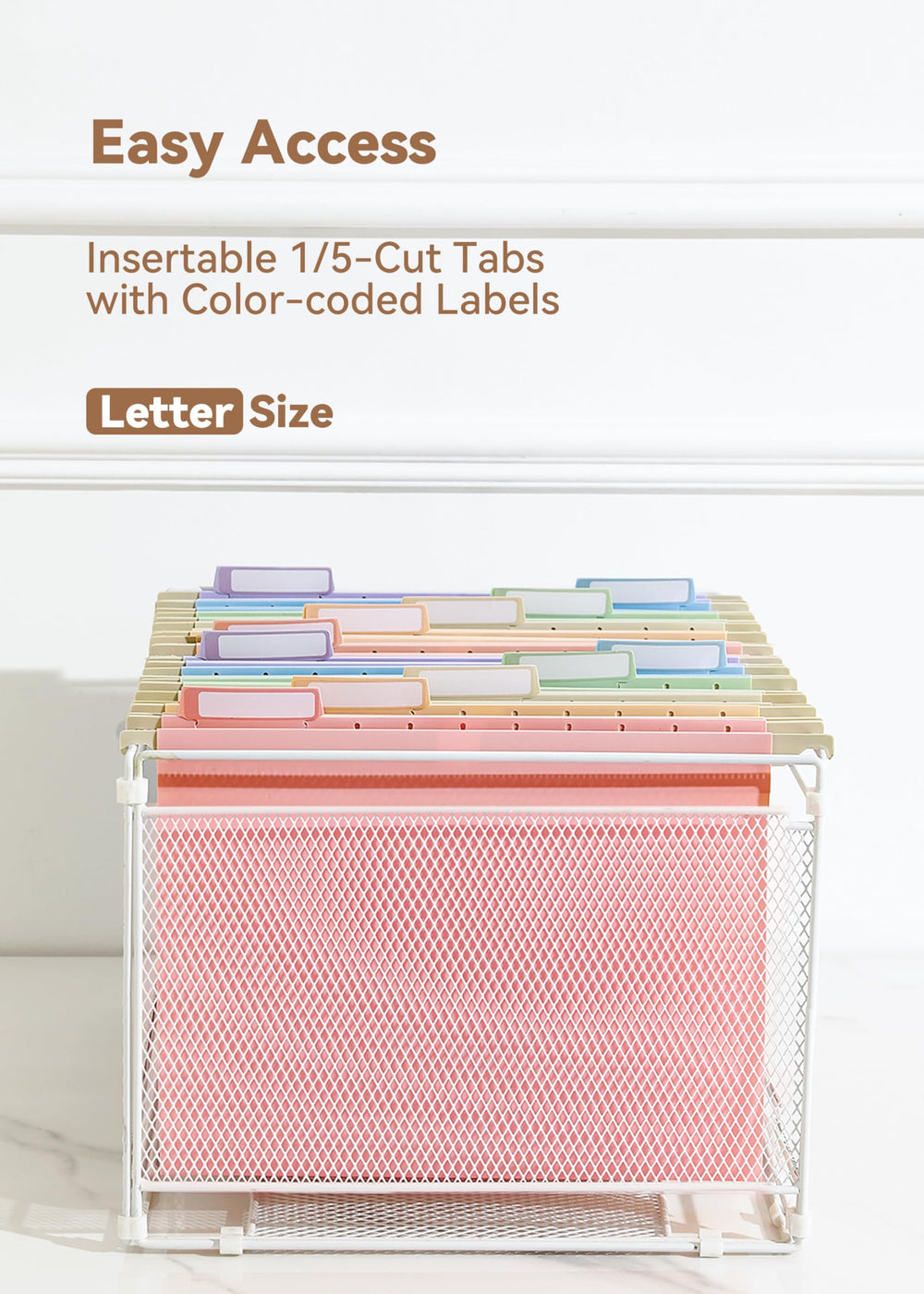 SortRax pestaña con inserto etiquetado para localizar archivos rápido