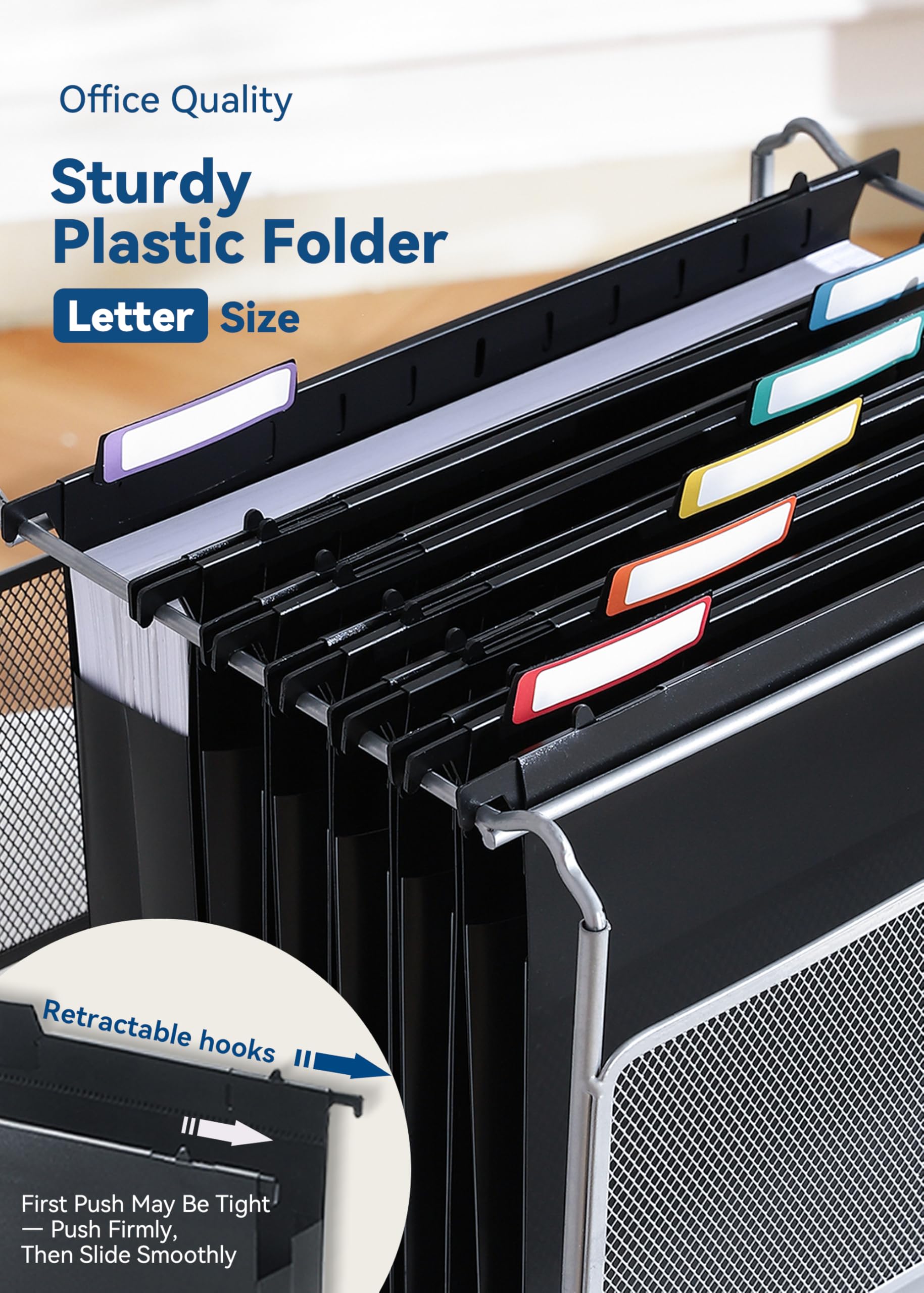 SortRax next to letter paper showing true-to-size fit and capacity