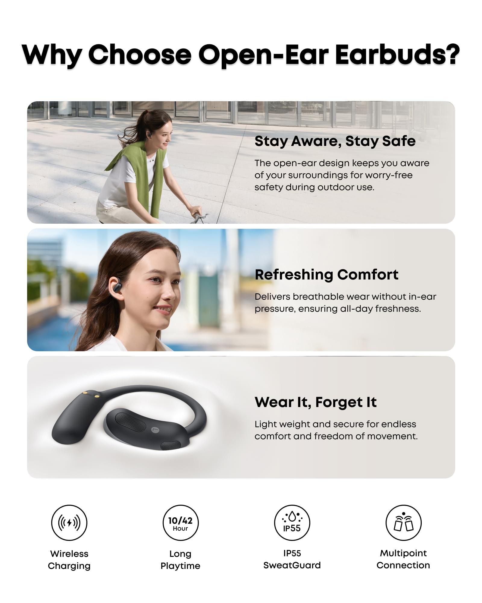 Soundcore AeroFit 2 app translation screen showing live language support benefit