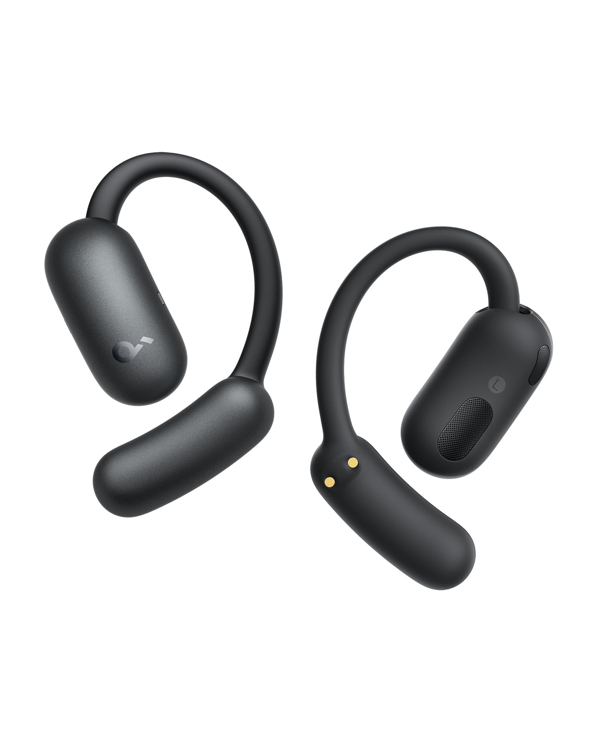 Soundcore AeroFit 2 front view showing open-ear fit and lightweight design benefit