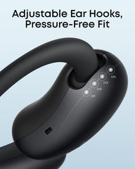 Soundcore AeroFit 2 material close-up showing soft-touch finish for all-day comfort