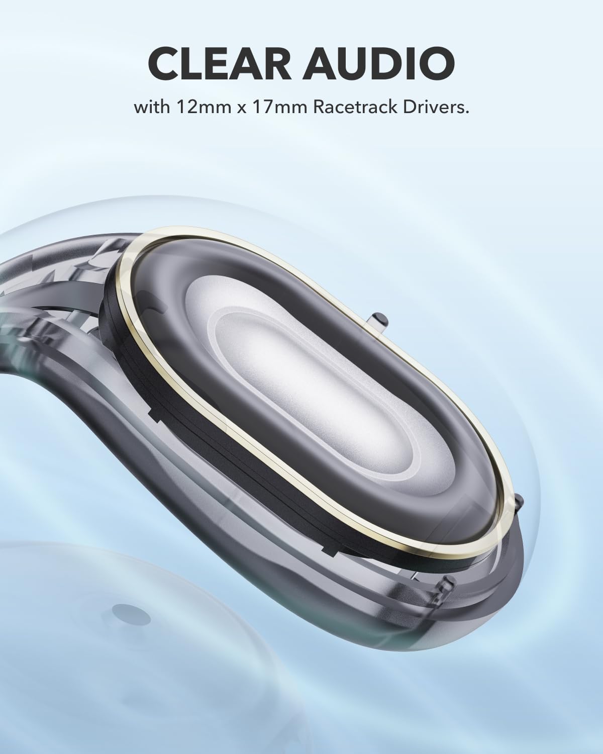 Soundcore C30i en uso corriendo, manteniendo conciencia del entorno