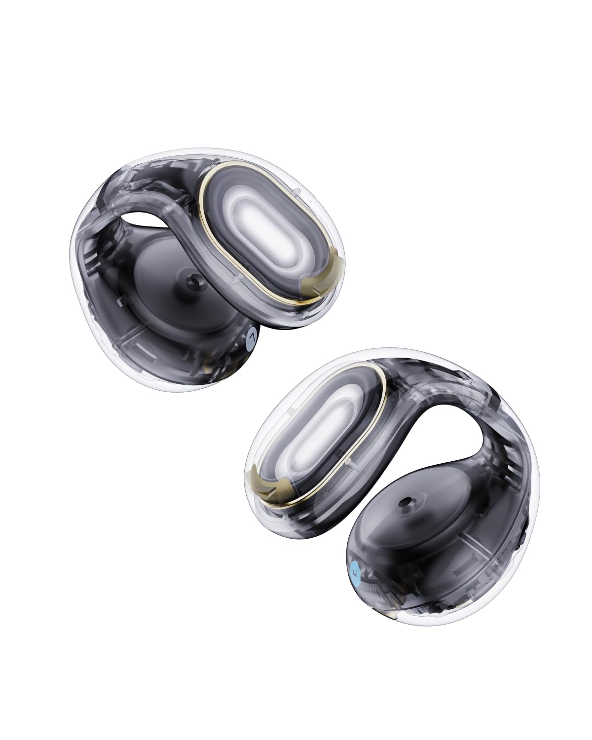 Soundcore C30i vista frontal del auricular mostrando diseño clip y comodidad