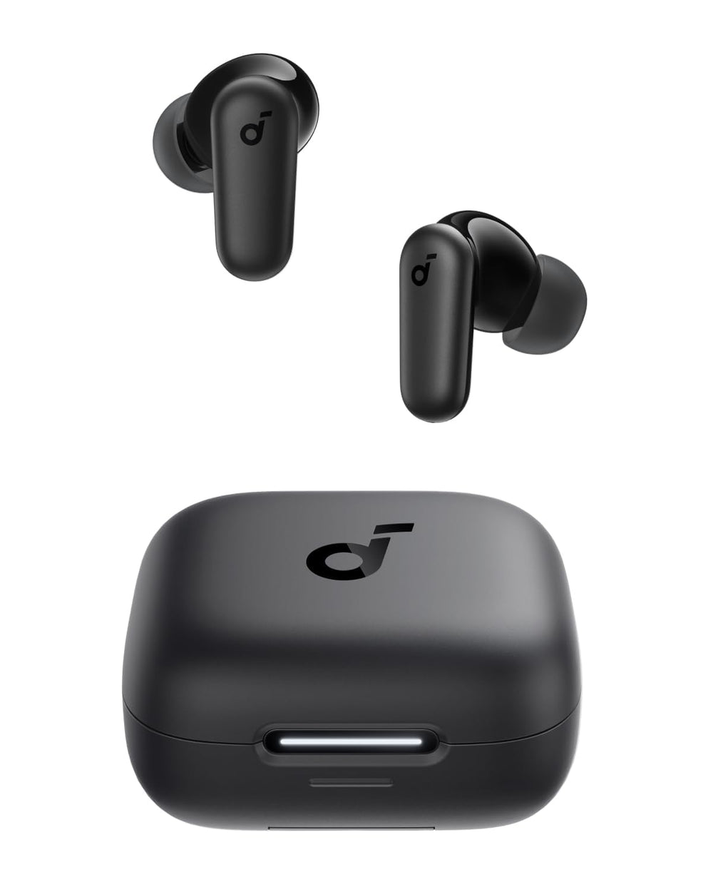 Soundcore P30i vista frontal con diseño compacto y comodidad mejorada